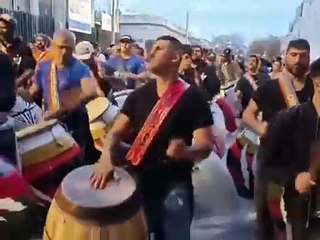 Comparsa VALORES (de ANSINA) en Barrio Palermo de Montevideo, Uruguay (08/06/2025)