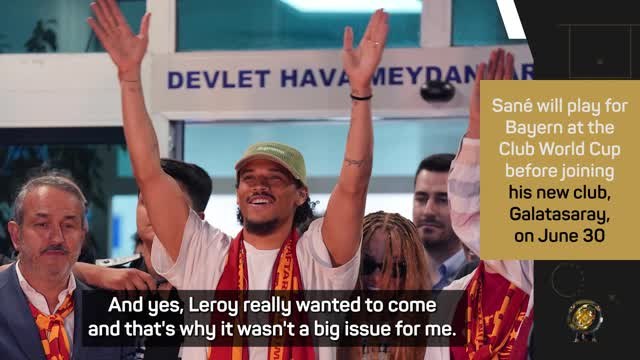 Sane playing at CWC 'not a big issue' despite Galatasaray move - Kompany