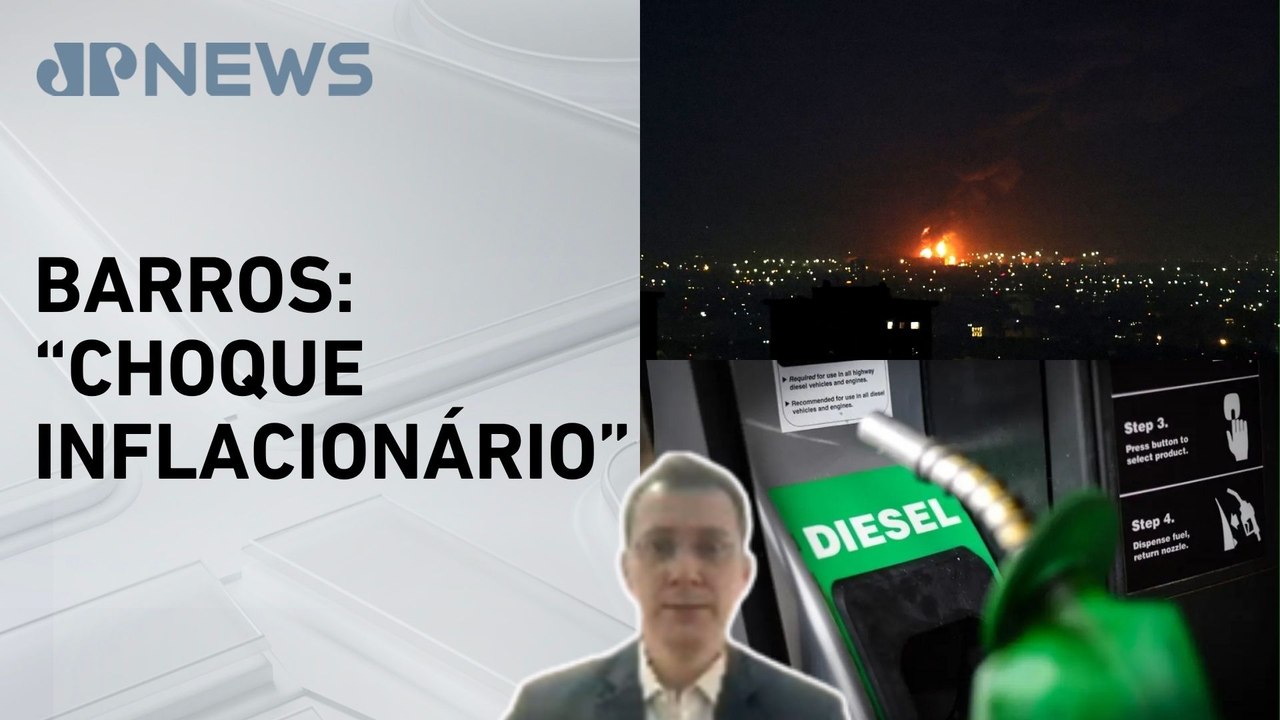 Petróleo dispara mais de 13% desde início dos ataques entre Israel e Irã; economista explica