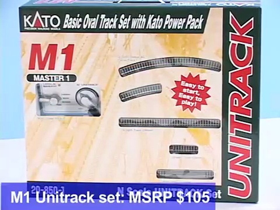 Model railroad video： How to set up and run the Kato N scale Metra passenger train set