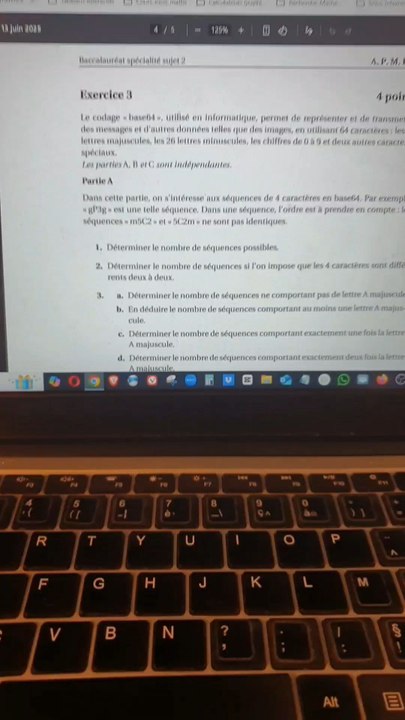 Le dénombrement c'est la heiss ultime. On explique ça en débunkant plusieurs idées incorrectes.#bac #bac2025 #corrige #correction #terminale #dénombrement