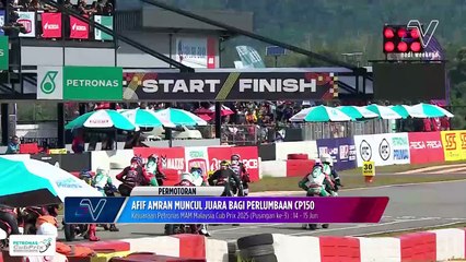 Afif Amran muncul juara CP150 pusingan ke-3 Cub Prix 2025