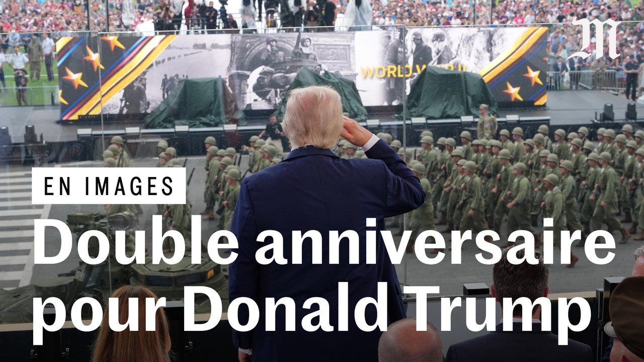 Donald Trump fête un double anniversaire sous les protestations
