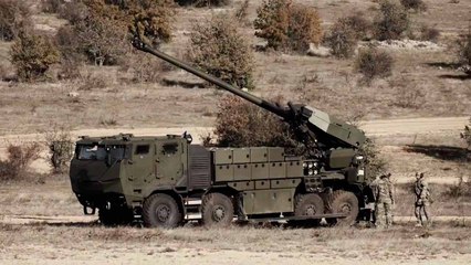 CAESAR 8x8: La nuova generazione di artiglieria semovente da 155 mm in azione
