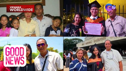 Tatay, isang polo lang ang ginamit sa graduation ng 3 anak! | Good News