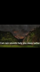 Can Rain Sounds HELP YOU Sleep Better TONIGHT? 🌧️