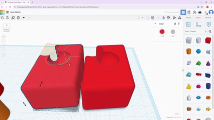 Tinkercad 25 Mirror Objects