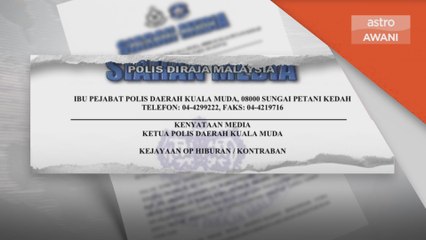 Polis tahan 36 individu dalam serbuan di Sungai Petani