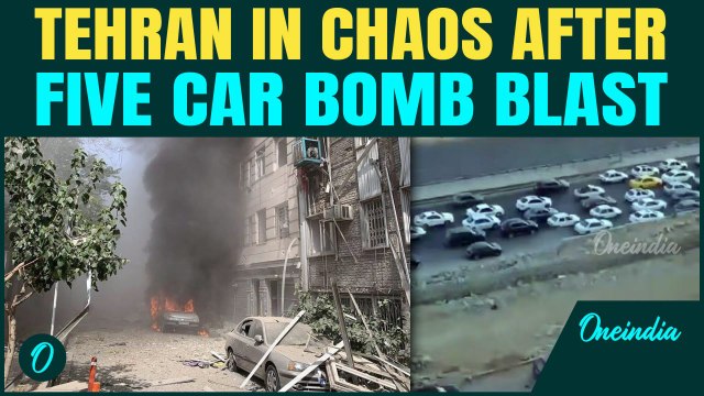 Israel New War Game? Tehran Rocked By 5 Car Bomb Blasts | Cars STANDSTILL on Highway As People Run