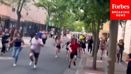 WATCH: People Flee, Hide In Buildings After Shooting At 'No Kings' Protest In Salt Lake City, Utah