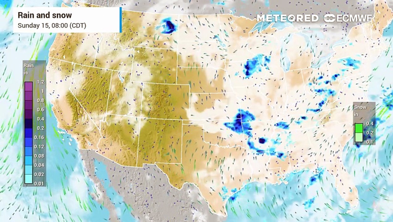 Sunday rain and storms