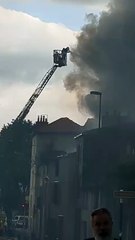 Incendie rue Gabriel Peri à Clermont Ferrand
