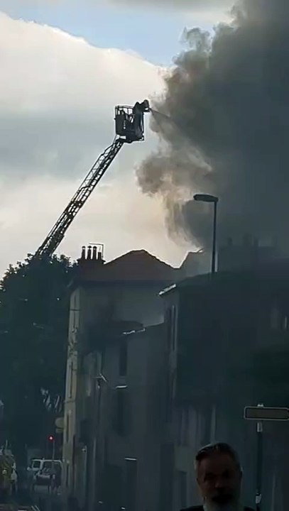 Incendie rue Gabriel Peri à Clermont Ferrand