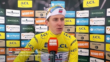 Cycling - Critérium du Dauphiné 2025 - Tadej Pogacar : "We can go home happy and prepare for the Tour"