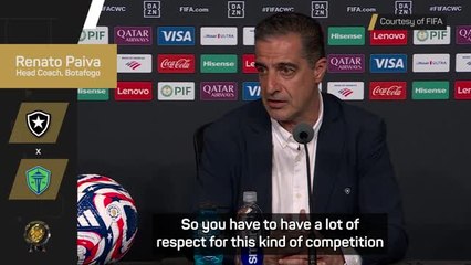 'The football graveyard is full of favourites' - Botafogo boss ahead of Seattle clash