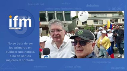 EN EXCLUSIVA: Mauricio Cárdenas invitó a los colombianos a salir a las calles y participar en la Marcha del Silencio