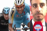 Fabio Aru y el ataque tras el fallo mecánico de Froome: 