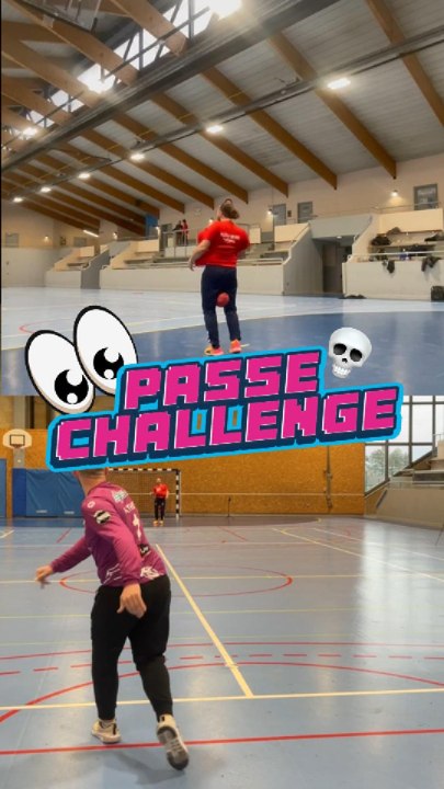 Passe challenge ! 🤾🏻‍♂️🎯 #handball #hand #fun #HandballPassion #Sport #HandballPlayer