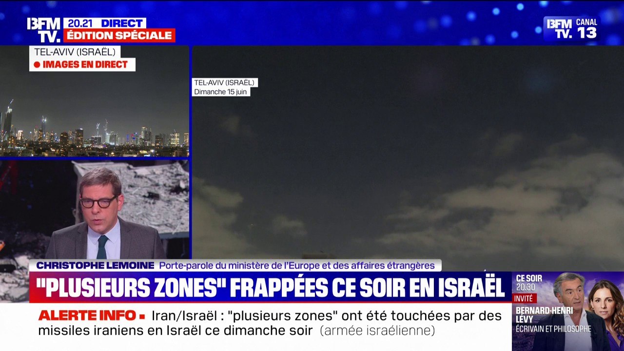 Conflit Israël-Iran: "Il est important de maintenir une stabilité" dans cette région, explique Christophe Lemoine, porte-parole du ministère de l'Europe