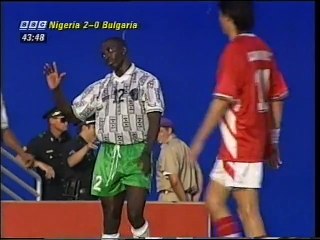Nigeria v Bulgaria Group D 21-06-1994