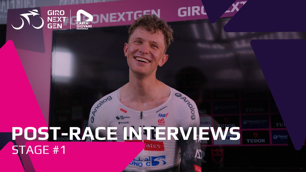 Giro Next Gen 2025 | Stage 1: Post-race interviews