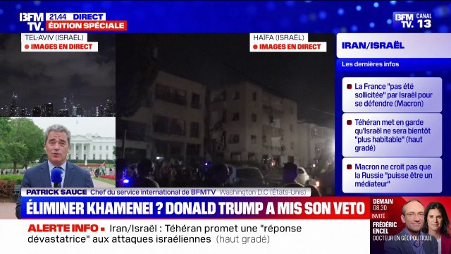 Israël-Iran: Donald Trump s'est opposé à un plan israélien d'éliminer le guide suprême iranien Ali Khamenei