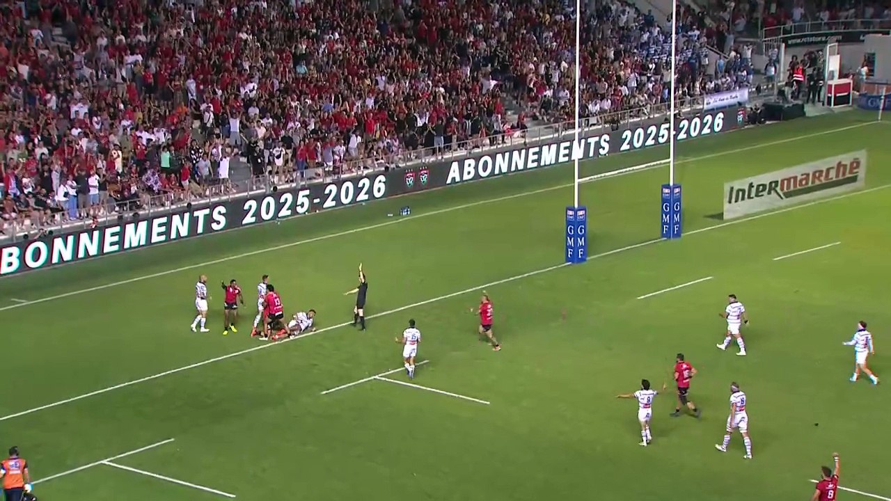 TOP 14 - Essai de Ben WHITE (RCT) - RC Toulon - Castres Olympique