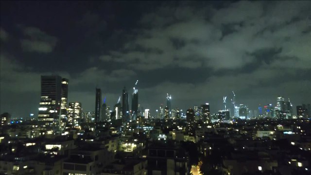 Tel Aviv Under Fire: Israel Downs Incoming Missiles in Dramatic Video