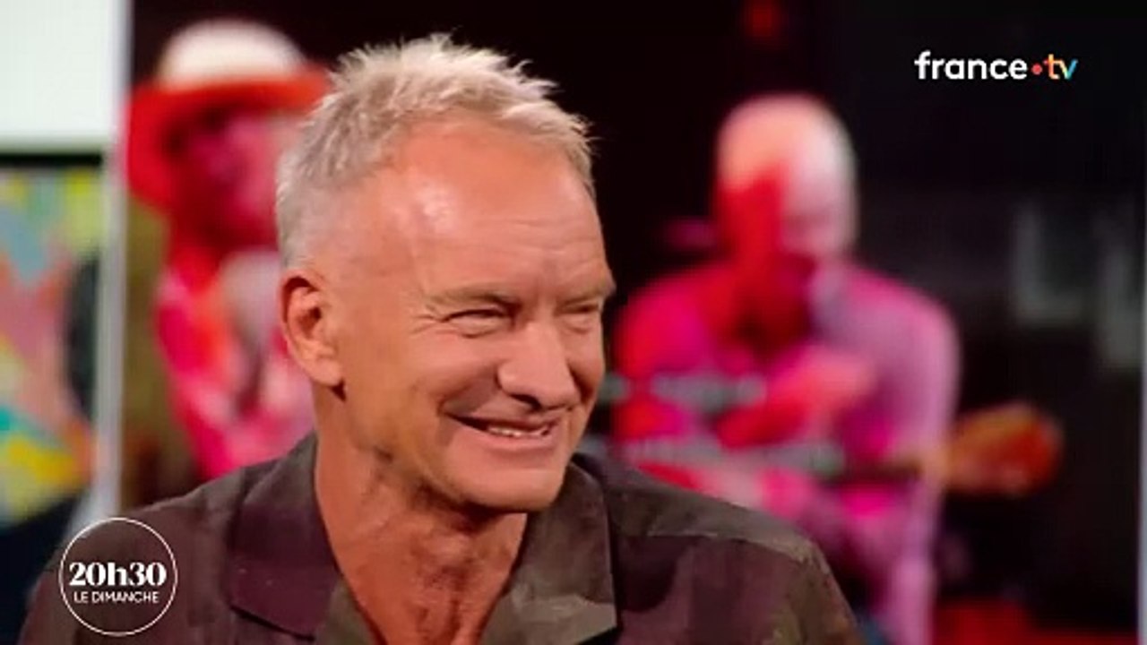 Ce 15 juin, Sting est l'invité de Laurent Delahousse dans "20h30 le dimanche"