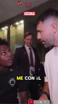 El streamer IShowSpeed y Sergio 'Kun' Agüero se encontraron y hablaron sobre Messi y Ronaldo