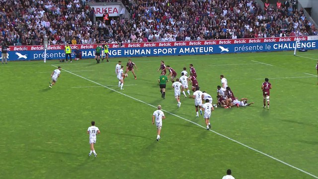 TOP 14 - Essai de Pierre BOUDEHENT (RCV) - Union Bordeaux-Bègles - RC Vannes