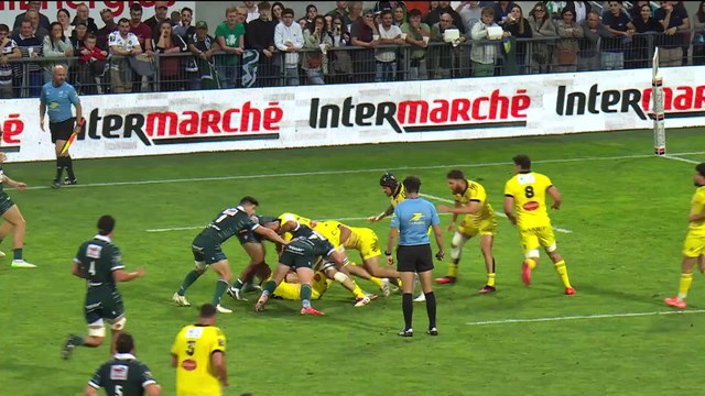 TOP 14 - Essai de Tumua MANU (SP) - Section Paloise - Stade Rochelais
