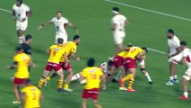 TOP 14 - Essai de Mathys LOTRIAN 2 (USAP) - USA Perpignan - Stade Toulousain