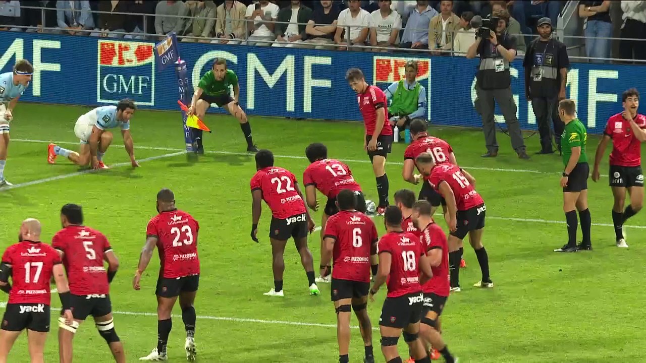 TOP 14 - Essai de Matteo LE CORVEC (RCT) - Aviron Bayonnais - RC Toulon