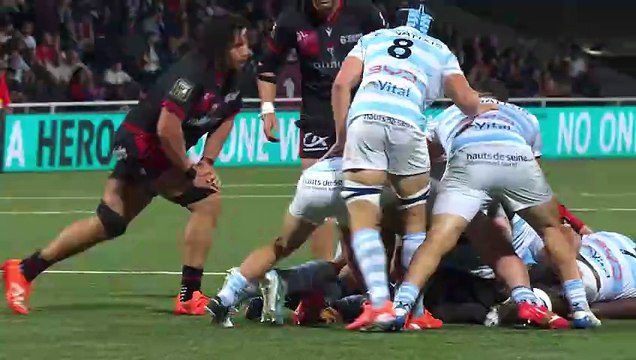 TOP 14 - Essai de Jermaine AINSLEY (LOU) - LOU Rugby - Racing 92