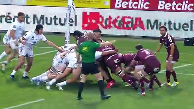 TOP 14 - Essai de Louis BIELLE-BIARREY (UBB) - Union Bordeaux-Bègles - RC Vannes