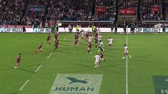 TOP 14 - Essai de Louis BIELLE-BIARREY 2 (UBB) - Union Bordeaux-Bègles - RC Vannes