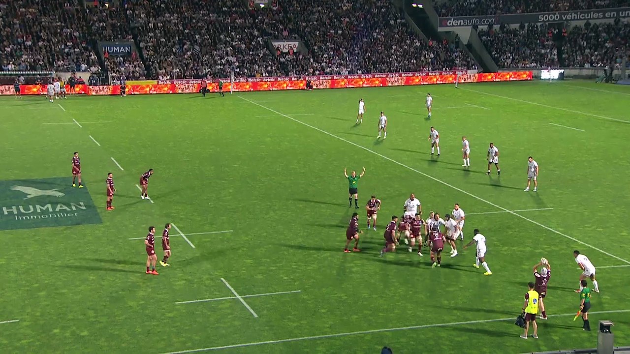 TOP 14 - Essai de Ben TAMEIFUNA (UBB) - Union Bordeaux-Bègles - RC Vannes