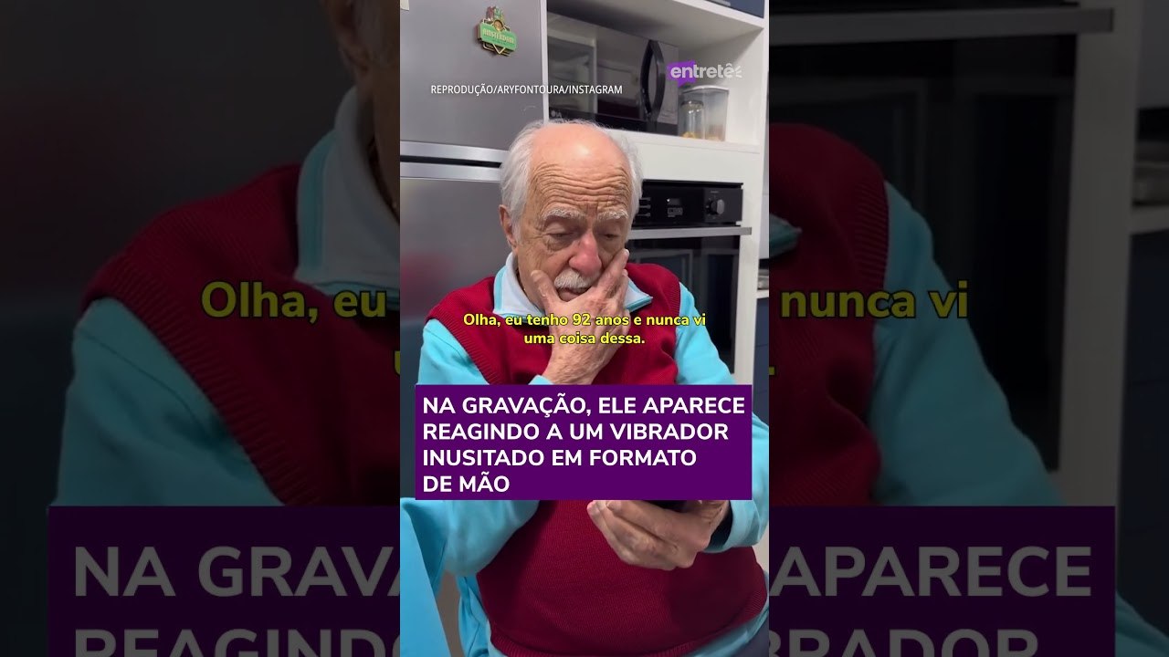 Ary Fontoura reage a vibrador 'diferentão' e diverte internautas #shorts