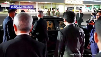 Presiden Prabowo Tiba di Singapura, Disambut Langsung PM Lawrence Wong