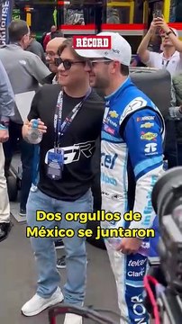 Osmar Olvera presente en el Autódromo Hermanos Rodríguez para apoyar a Daniel Suárez.