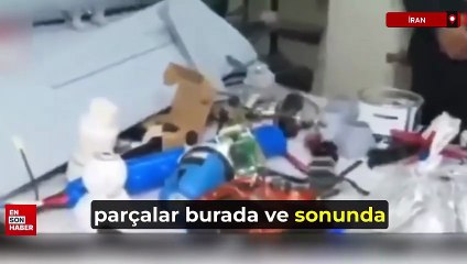 İran güvenlik güçlerinden, Tahran'da İsrail ajanlarının dron üretim atölyesine baskın