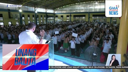 Unang araw ng balik-eskuwela sa Quezon City High School | Unang Balita