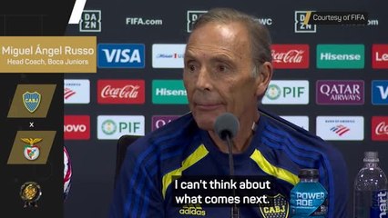 Boca coach stresses the team must live up to expectations