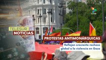 Madrid protesta contra monarquía española y exige reforma democrática