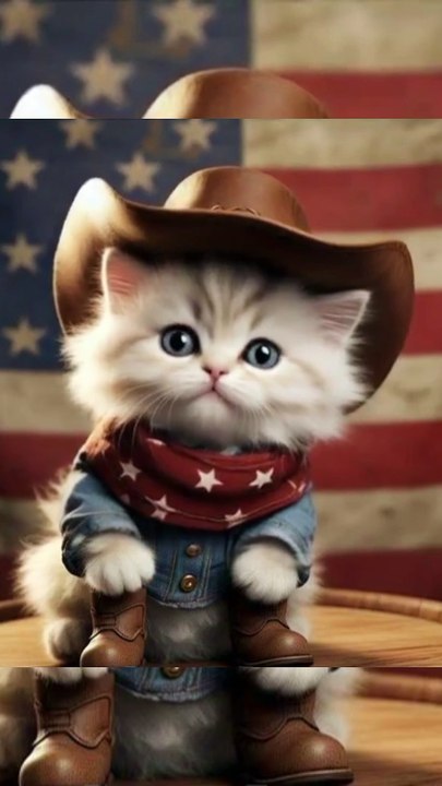 “This Cowboy Kitten Will Melt Your Heart 🤠🐱💞”