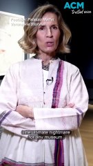 CCTV captures moment man breaks Swarovski crystal chair by sitting on it