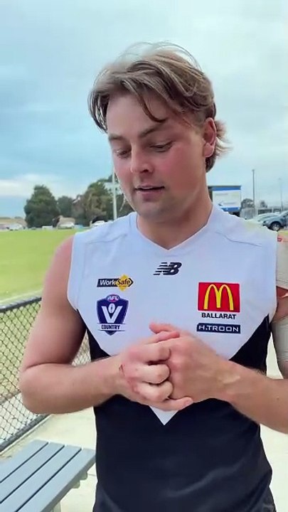 Riley Polkinghorne after win over Sebastopol