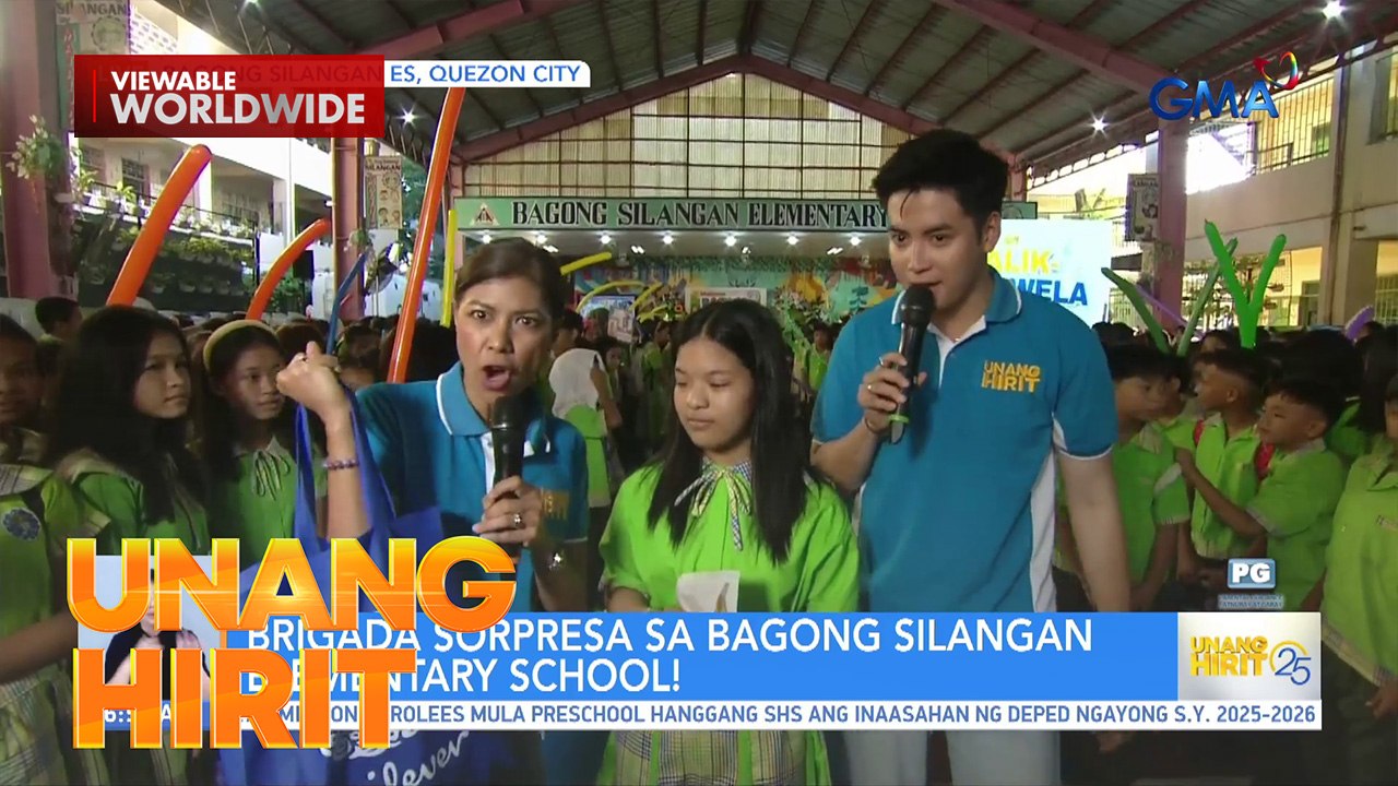 Brigada Sopresa sa Bagong Silangan Elementary School | Unang Hirit
