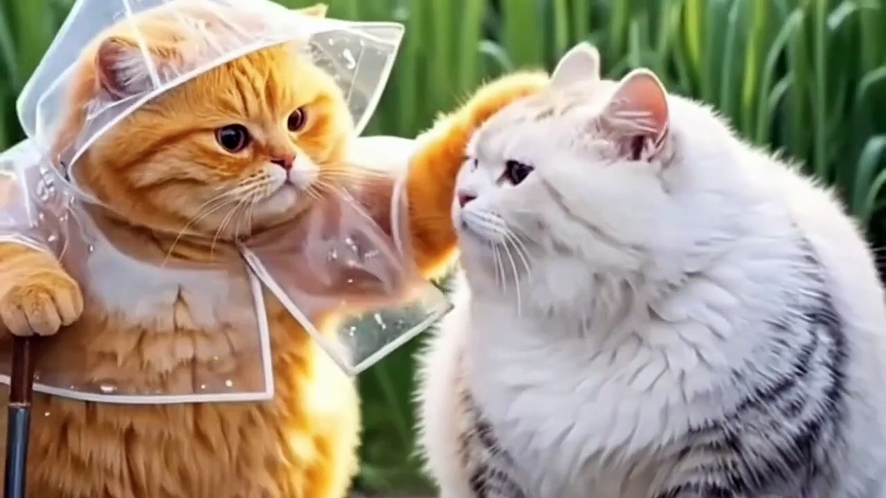 Cat make jacket from crocodile 😅 _ Funny cat _ cat animation video